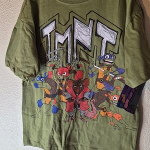 Nickelodeon TMNT Kids T-Shirt - Olive